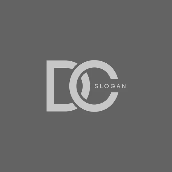 D ve C ortak harf logo
