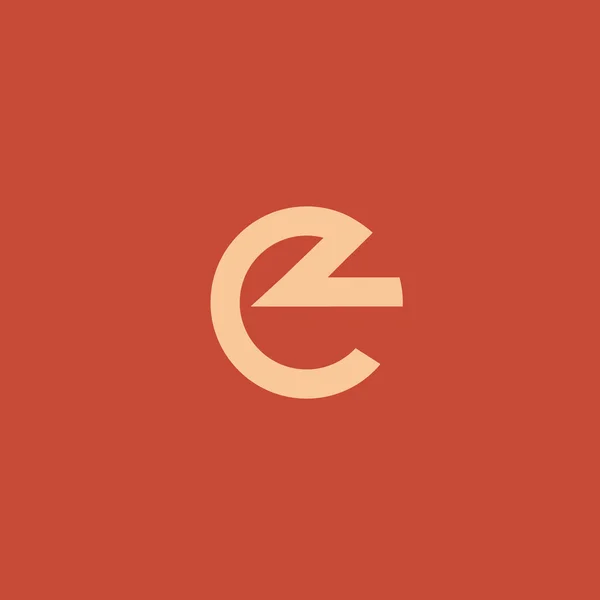 Ikony Logo písmeno e — Stockový vektor