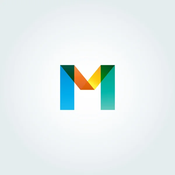 M letterpictogram Logo — Stockvector