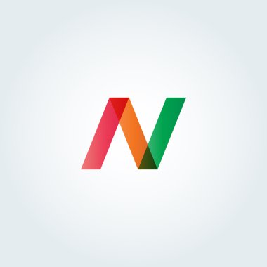 N letter logo icon  clipart