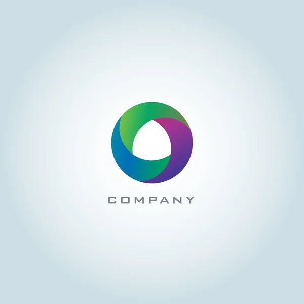 O logotipo da empresa carta — Vetor de Stock