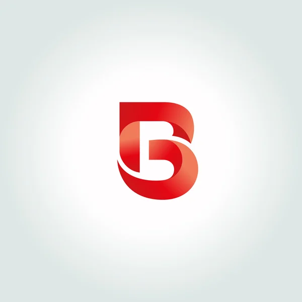 Ένα εικονίδιο με το σήμα Β επιστολή λογότυπο — Διανυσματικό Αρχείο
