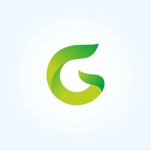 G brev logotyp — Stock vektor