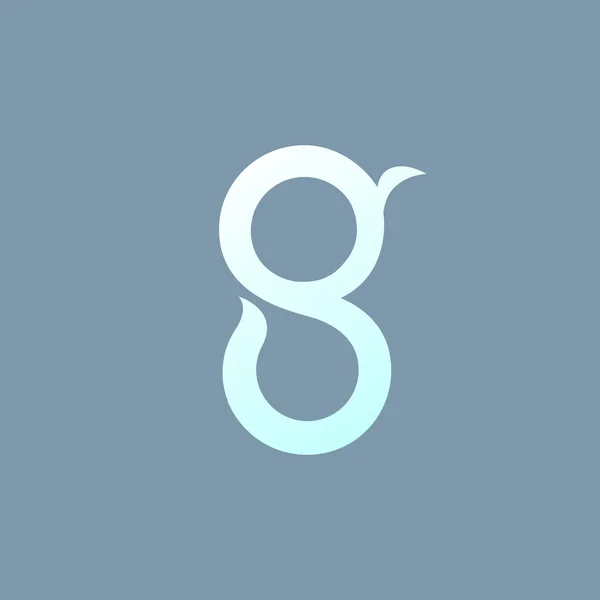 G Buchstabe Logo — Stockvektor