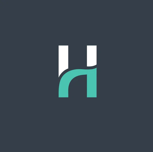 Літера H логотип — стоковий вектор