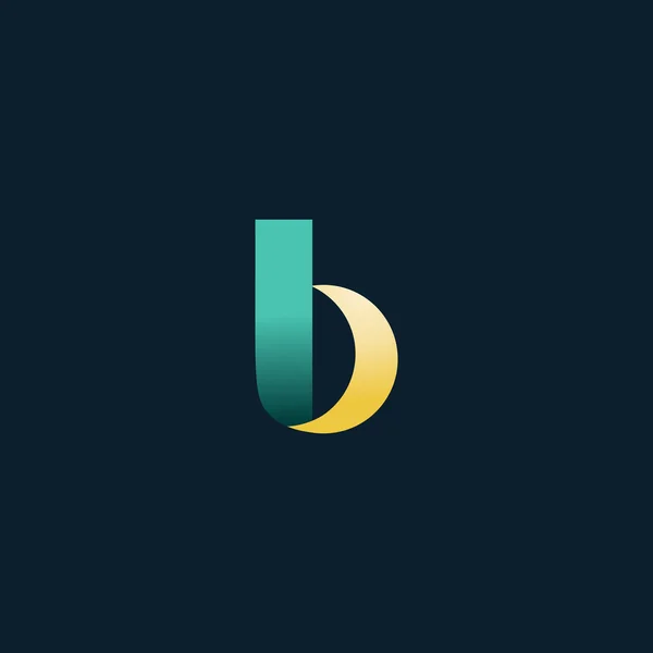 Icône logo lettre B — Image vectorielle