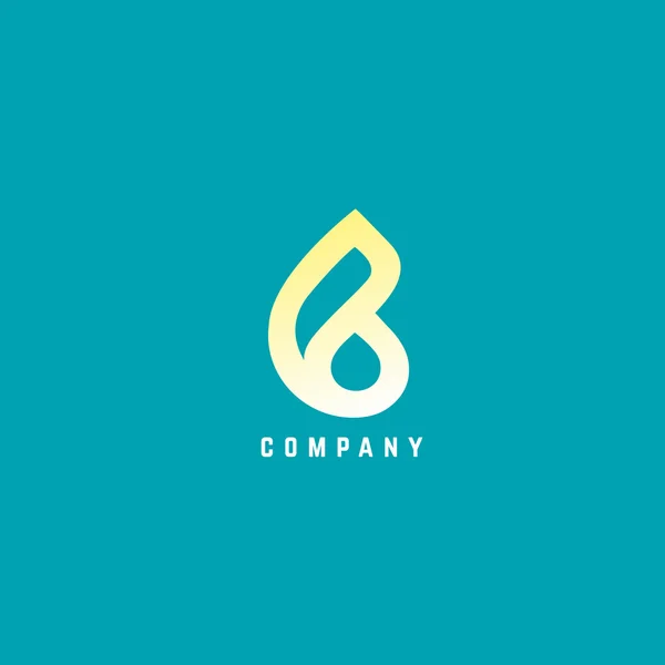 B lettre logo de l'entreprise — Image vectorielle