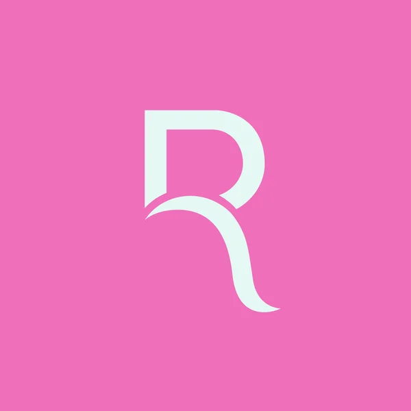 Ikony Logo písmeno R — Stockový vektor