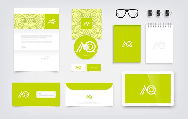 Branding mockup, stationery presentation templates Stock Illustration