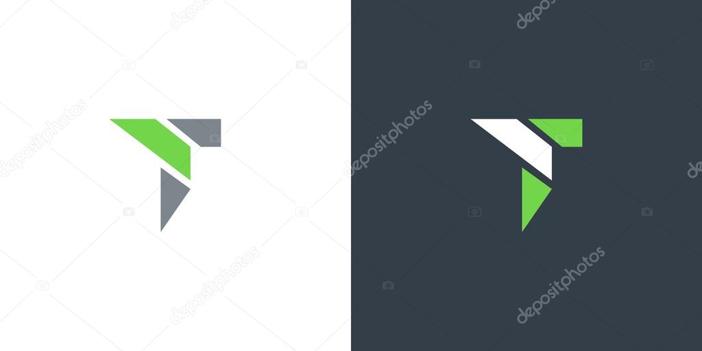 T letter logos symbols vector icons
