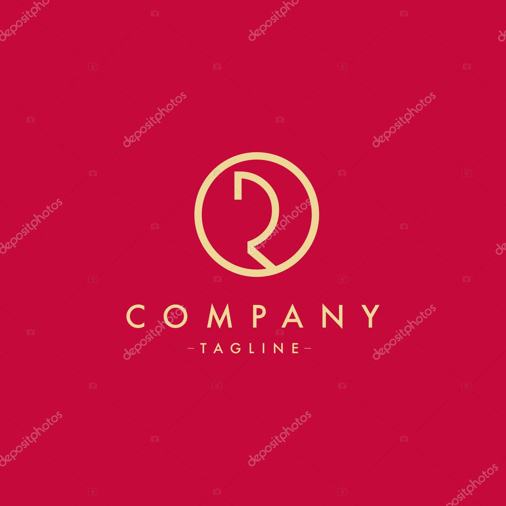 R letter company logo symbol vector icon