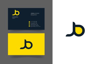 J ve B Logo kartvizit mektuplar