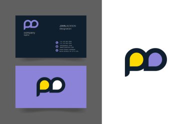 P ve D Logo kartvizit mektuplar