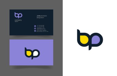 B ve P Logo kartvizit mektuplar