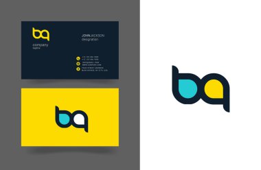 B ve Q Logo kartvizit mektuplar