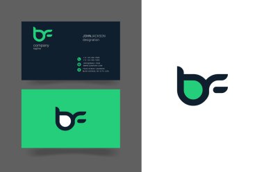 Logo kartvizit B ve F harfleri