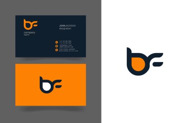 Logo kartvizit B ve F harfleri