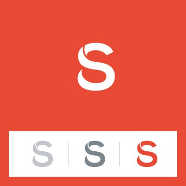 S harfi logo Icons set
