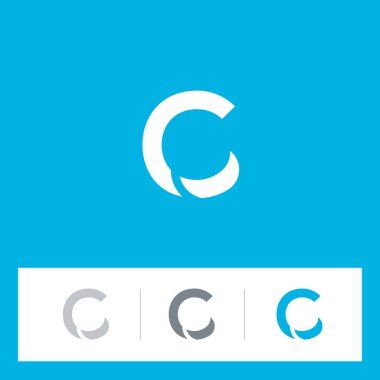 C harfi logo Icons set