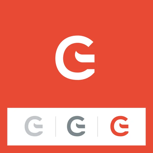 G lettera logo icone set — Vettoriale Stock