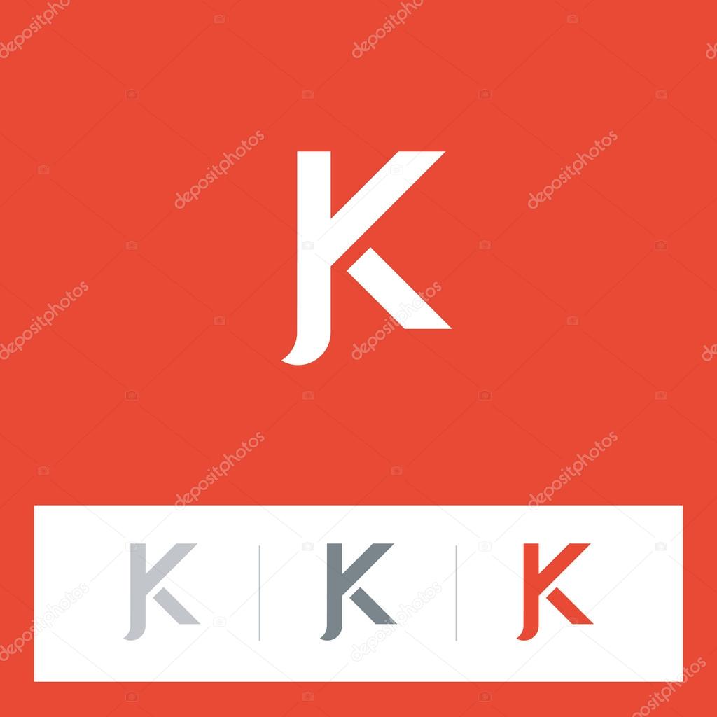 K letter logo symbol vector icons set