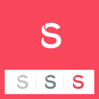 S harfi logo Icons set