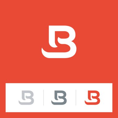 B harfi logo Icons set