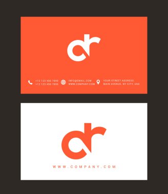 D ve R harfleri Logo
