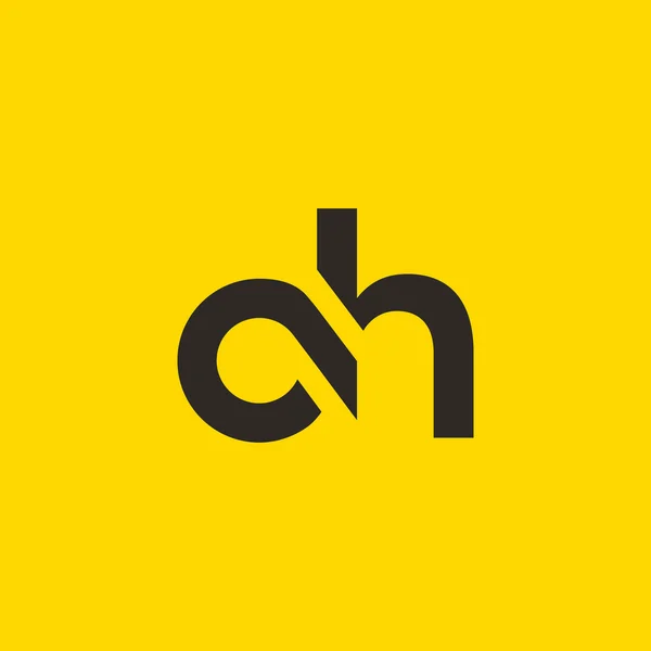 D en H Letters Logo — Stockvector