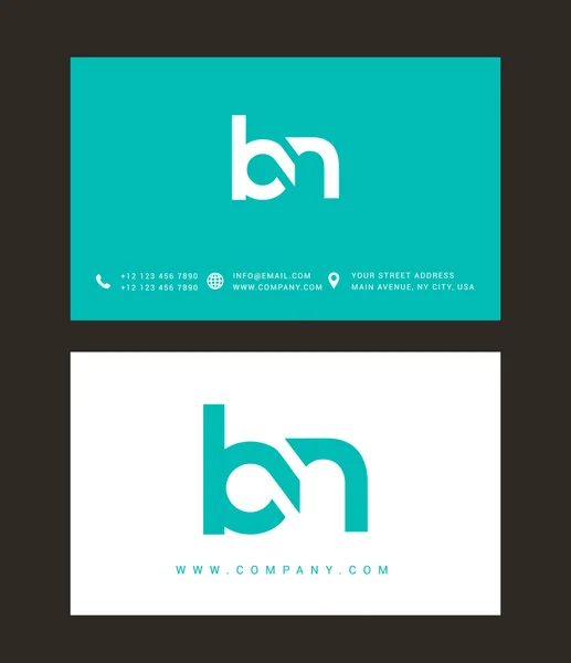 Logotipo de letras B e M —  Vetores de Stock