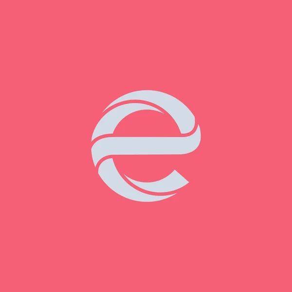 E Brief Logo Symbol — Stockvektor