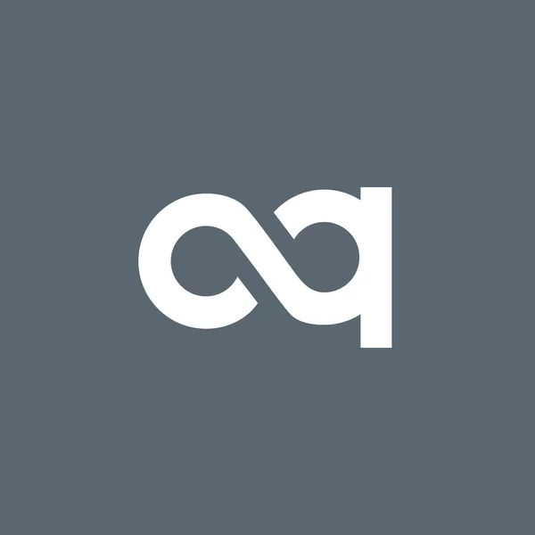 C und q Buchstaben Logo — Stockvektor