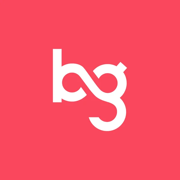 Logo des lettres B et G — Image vectorielle