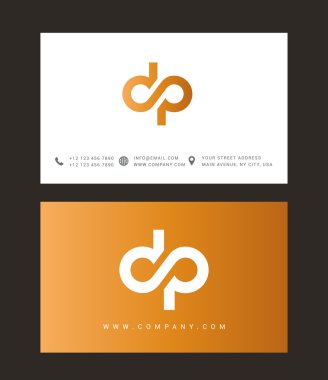 D ve P harfleri Logo
