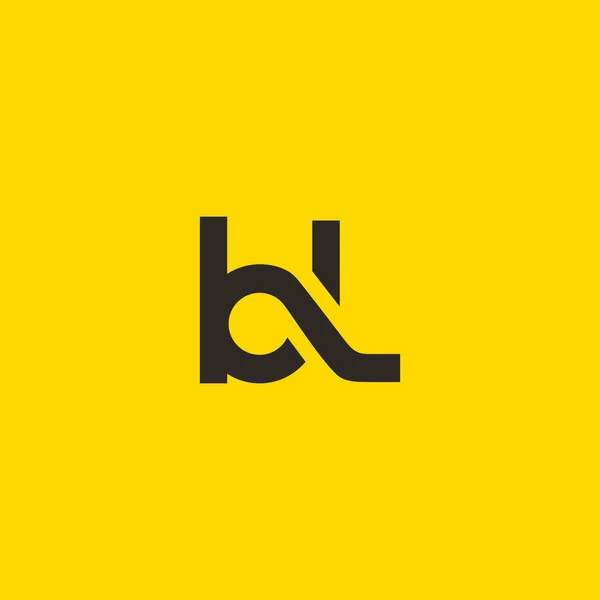 Logotipo de letras B y L — Archivo Imágenes Vectoriales