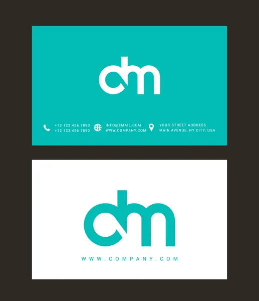 D ve M harfleri logosu