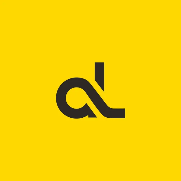 Logo des lettres A et L — Image vectorielle