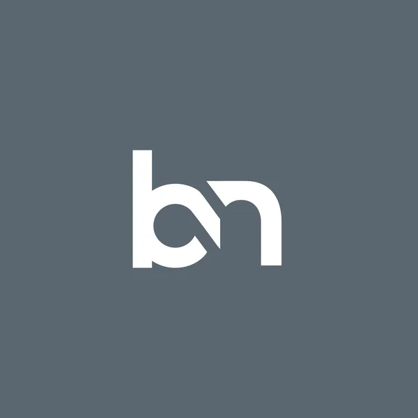B en N Letters Logo — Stockvector