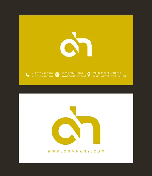 D a N dopisy Logo — Stockový vektor
