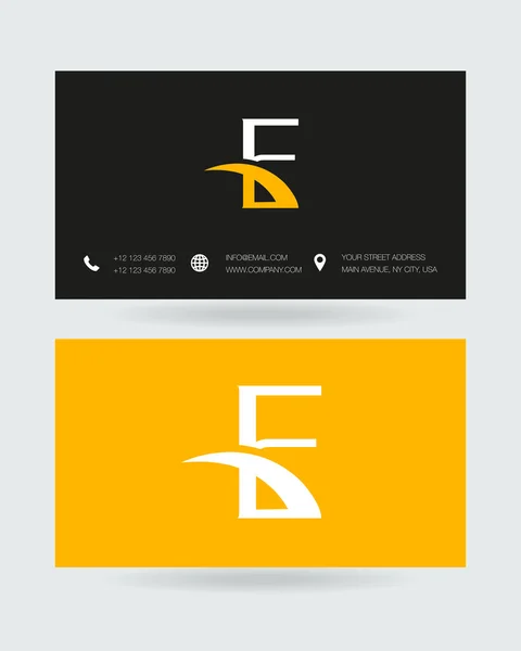 Логотип значка E Letter — стоковый вектор