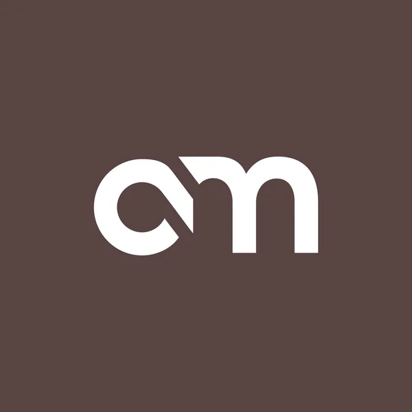 C en M brieven Logo — Stockvector