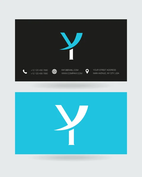 Y Letra icono logo — Vector de stock