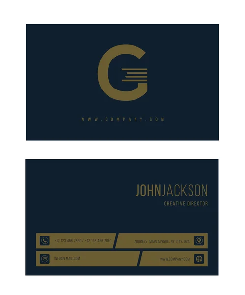 G Letter icon logo — Stock Vector