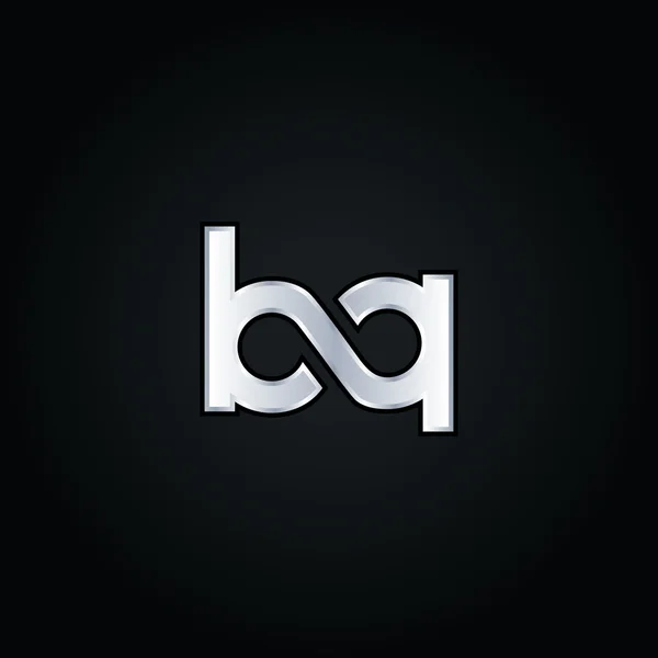 Β και Q γράμματα λογότυπο — Διανυσματικό Αρχείο