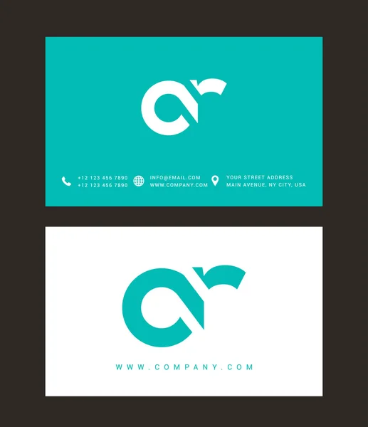 Logotipo das letras C e R —  Vetores de Stock