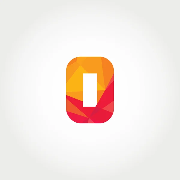 Geometric O letter logo icon — Διανυσματικό Αρχείο