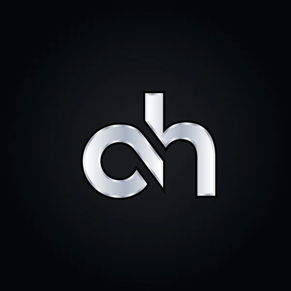 D en H Letters Logo — Stockvector