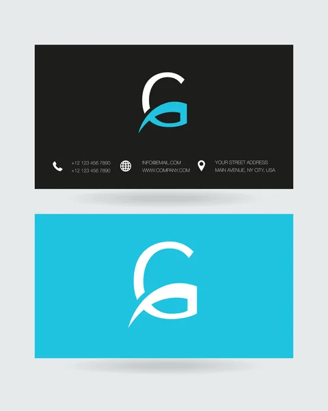 G letter pictogram logo — Stockvector