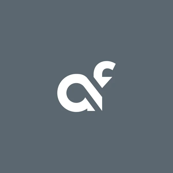 A en F Letters Logo — Stockvector