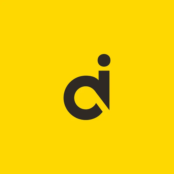 D e I Logo delle lettere — Vettoriale Stock